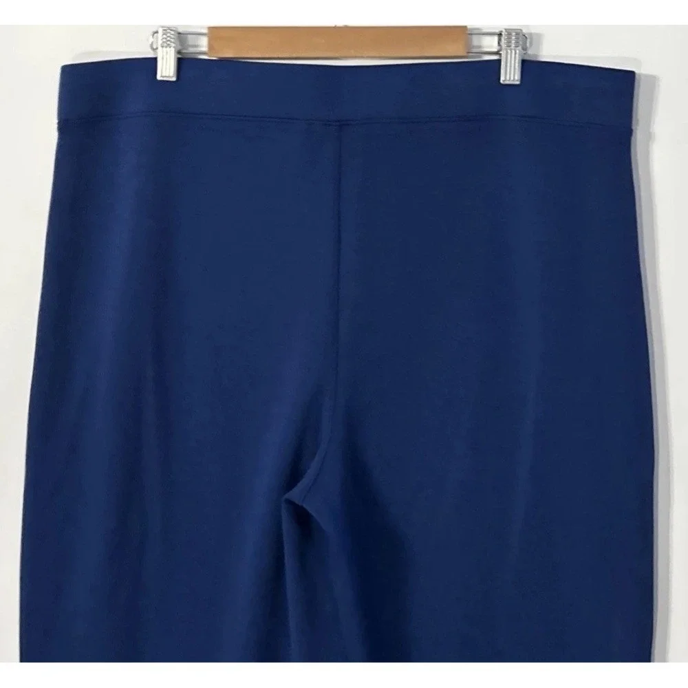 Women's Chicos Wide Leg Pull On Scuba Pants Flowy Stretch Sz XL (3) Lot‎ Of 2